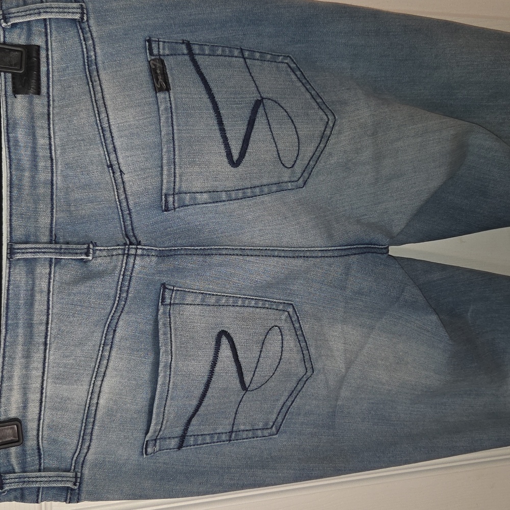 Seven7 Limied Edition Women's Mid Rise Skinny Blue Jeans Size 8